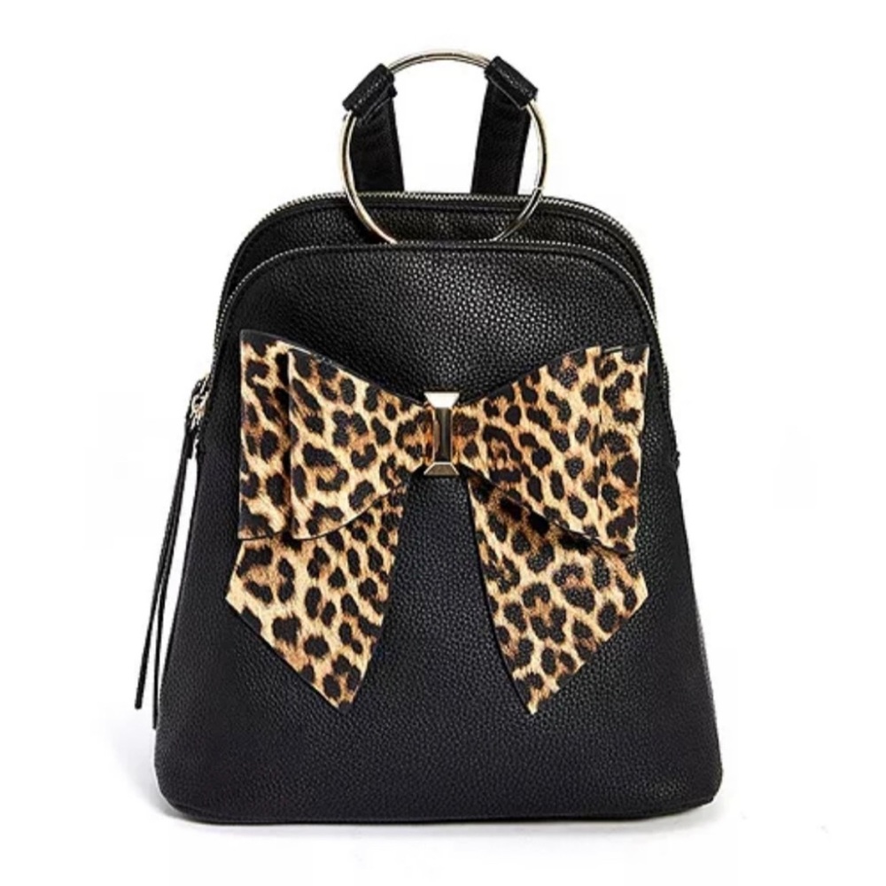 Crossi black pebble backpack